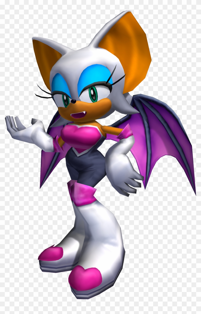 175 1753673 rouge the bat from the official 3d art set for sonicadventure2 sonic