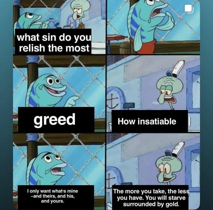 What sin do you relish in the most v0 l1benyo6oh8f1